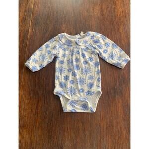 Kate Quinn bamboo snowflake onesie